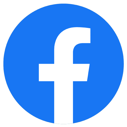 A circular blue icon featuring the white letter 'f', representing the Facebook logo. The background is a solid blue, and the letter has a simple, modern font style.