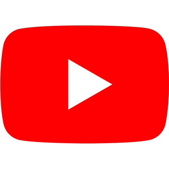 A red YouTube play button logo, featuring a white triangle pointing to the right, centered on a rounded rectangular background. The logo symbolizes video content and is commonly associated with the YouTube platform.